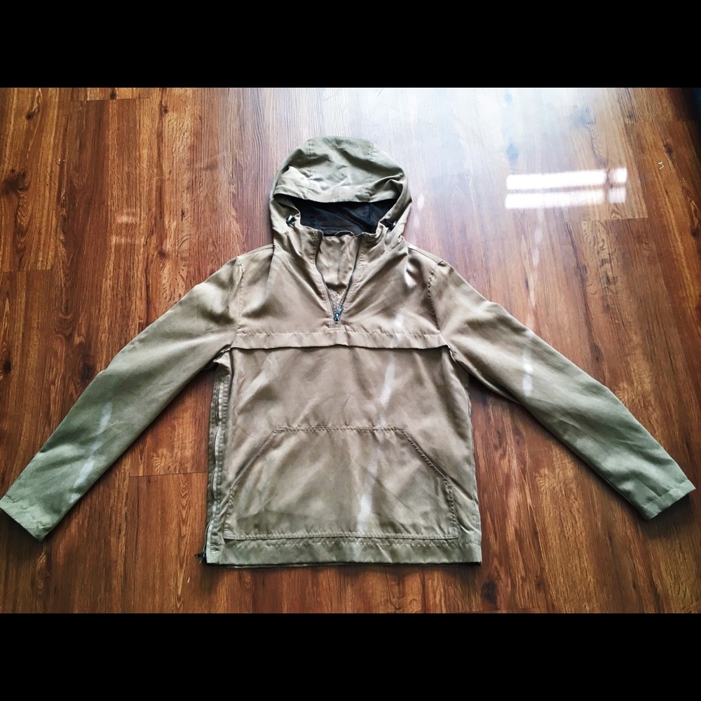 Zara faux suede hoodie